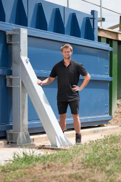 Story Hub Flood gates install